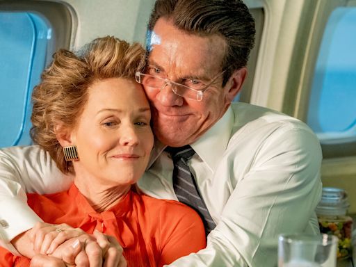 Dennis Quaid talks about filming new 'Reagan' movie at Reagan library event