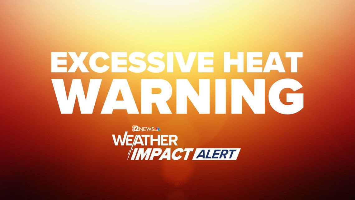 Weather Impact Alert: Excessive heat warning in Phoenix extended to Saturday