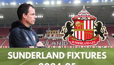 Sunderland 2024-25 Championship fixtures: Televised away game to start season