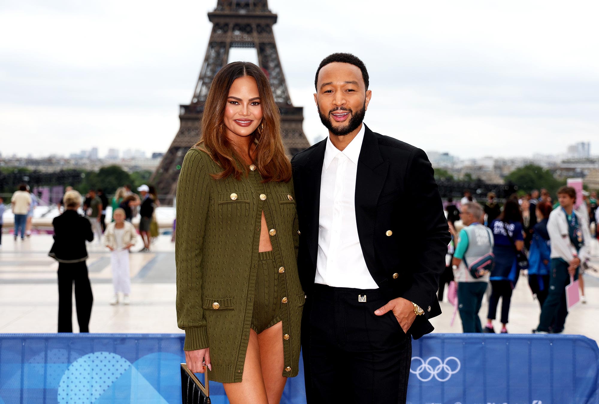 Chrissy Teigen Ditches Pants for Must-See Look at 2024 Summer Olympics Opening Ceremony