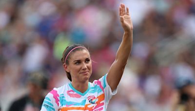 Alex Morgan bids emotional farewell in final game of her soccer career