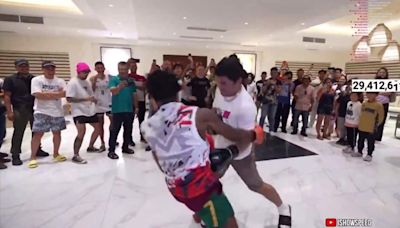 Manny Pacquiao 'doing the work of the people' after knocking out IShowSpeed