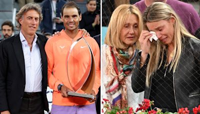 Rafael Nadal's mum and sister in tears after legend's last match in Spain