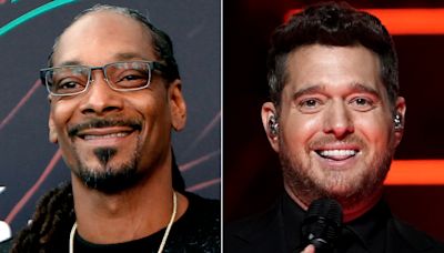 Snoop Dogg and Michael Bublé are the newest coaches on NBC's 'The Voice'