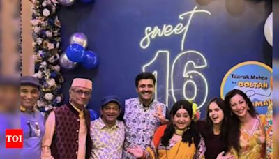 Palak Sindhwani celebrates 16 years of Taarak Mehta Ka Ooltah Chashmah with the cast members; writes, “From our screen to your hearts..” - Times of India