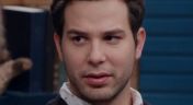 16. Skylar Astin Wears Blue Jeans and Weathered Brown Desert Boots