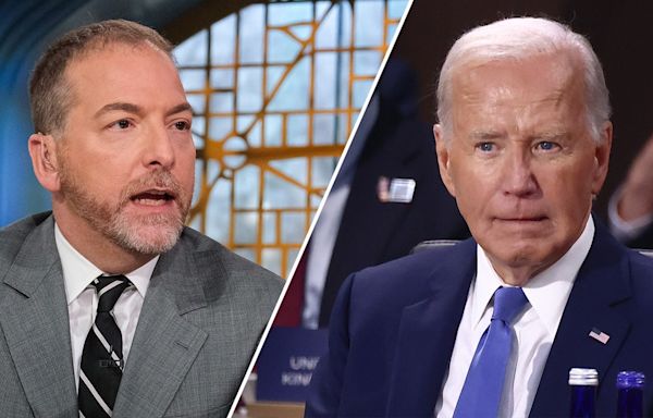 NBC's Chuck Todd says Biden's 'entire narrative' will erode if he stays in race: 'His ambition comes first'