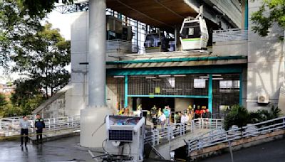 Colombie: un mort et 9 blessés après la chute d'une cabine du téléphérique de Medellin