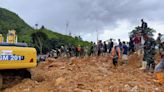 The search intensifies for dozens buried in an Indonesian landslide that killed at least 23 people