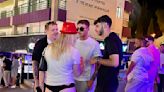 Magaluf revellers gear up for England game with a night of booze