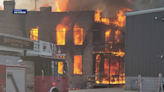 Large fire breaks out in Sharpsburg building