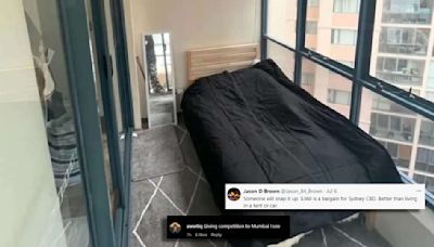 Balcony With A Bed In Sydney For Rent Goes Viral; Desi Netizens Urge ‘Don’t Give Mumbai Brokers Ideas’