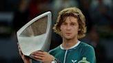 La brutal confesión de Rublev tras ser campeón en el Masters 1000 de Madrid: "Dentro de mí, solo hay medicación"