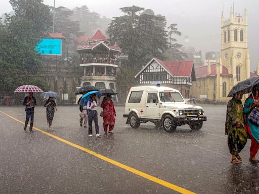 Yellow alert for rain in Himachal Pradesh for the next four days, 15 roads closed