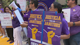 Thousands of Colorado janitors vote to authorize strike: "Denver depends on us, and we need livable wages"