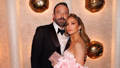 Jennifer Lopez was asked if she's divorcing Ben Affleck. Her costar shut it down