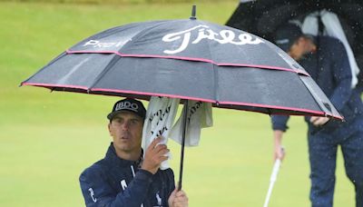 Open Championship de golf: Billy Horschel se mantuvo en pie bajo un temporal y tiene ventaja en una definición atrapante