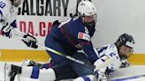 Saturday's hockey: U.S. women advance to world final; ex-Wing Jensen stretchered off ice