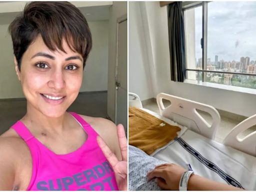 Hina Khan Says 'Constantly In Pain Every Second' As She Battles Cancer, Shares Pic From Hospital