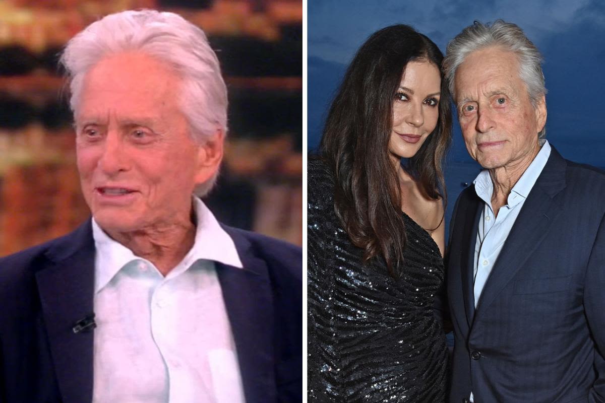 Michael Douglas stuns 'The View' by revealing Catherine Zeta-Jones' demand when she beats him in golf: "Whip it out"