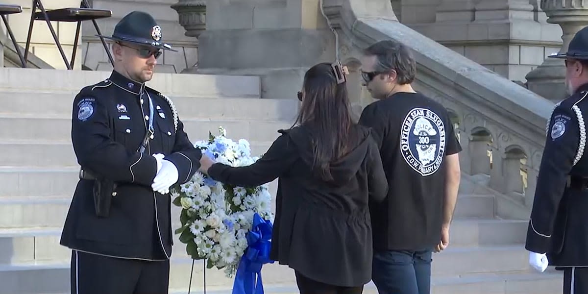 Candlelight vigil held for Michigan’s fallen officers in Lansing