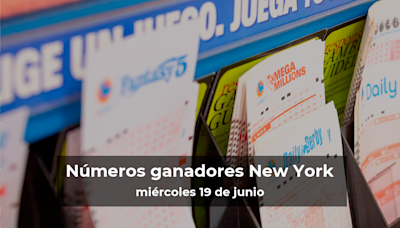 Lotería de Nueva York en vivo: resultados y ganadores del miércoles 19 de junio de 2024 - El Diario NY