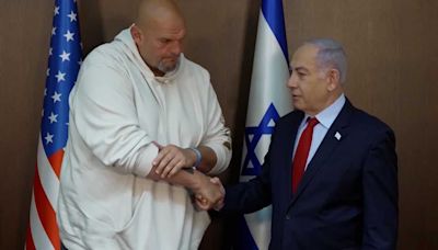 Fetterman visits Israel, expresses support in meeting with Netanyahu