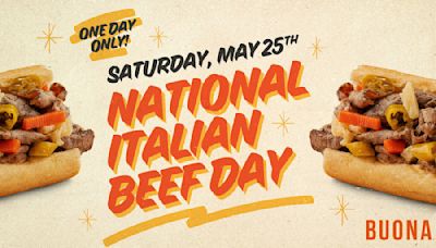 Buona to Roll Back Prices on National Italian Beef Day