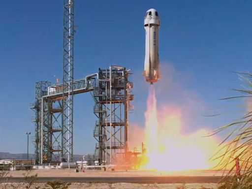 Blue Origin launches six tourists to the edge of space after nearly two-year hiatus