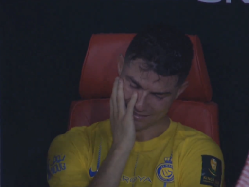 Cristiano Ronaldo y su llanto inconsolable después de perder la final de Copa del Rey en Arabia Saudita (VIDEO)