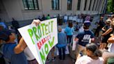 Anti-abortion rally draws counter protests in South Bend following overturn of Roe v. Wade