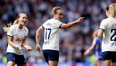 Tottenham Hotspur 2-1 Leicester City (aet): Women’s FA Cup semi-final – live