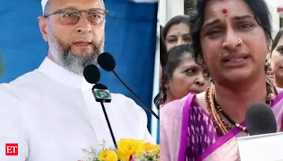 Can BJP's Madhavi Latha defeat Asaduddin Owaisi in a big Lok Sabha election 2024 upset? Exit poll results offer a clue