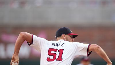 Braves left-hander Chris Sale fans 9 in 6 innings and earns 11th win in 3-1 victory over Giants