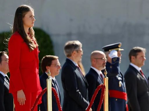 La despedida con honores de la princesa Leonor antes de poner rumbo a Portugal: la hoja de ruta de su primer viaje oficial