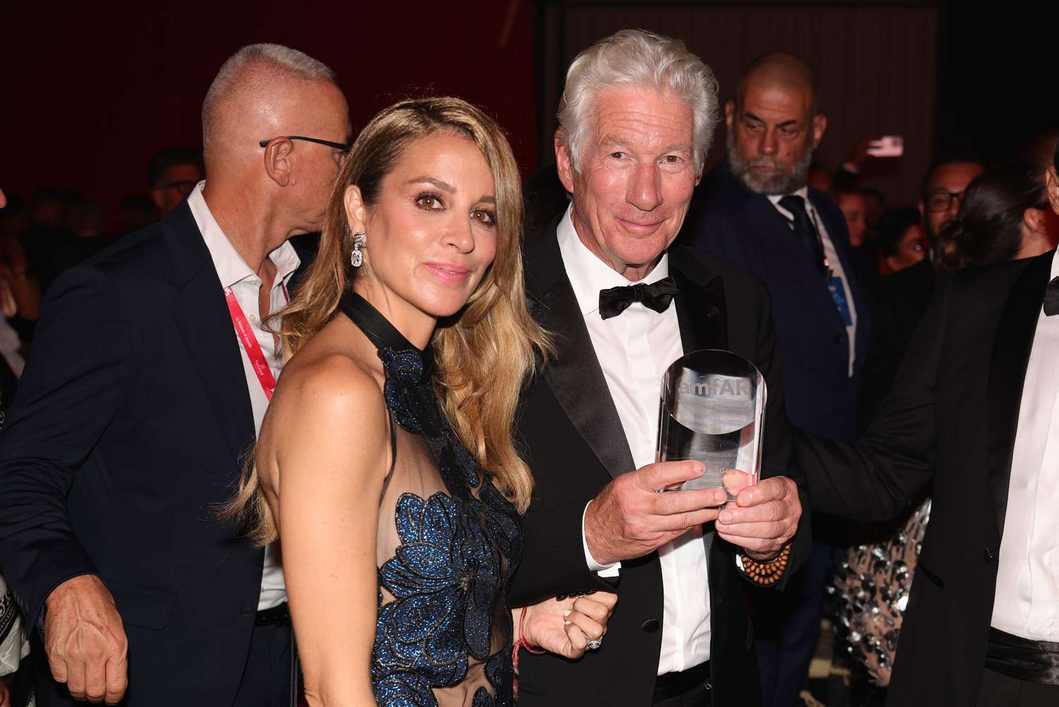 Richard Gere and Wife Alejandra Silva Have Stylish Date Night at amfAR Gala in Venice