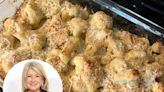 Martha Stewart's easy cauliflower gratin recipe is the perfect 'lazy girl' side for Thanksgiving