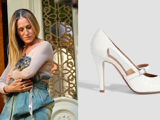Sarah Jessica Parker Dons Updated White Maison Margiela Mary Janes On the Set Of ‘And Just Like That’