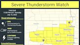 Severe thunderstorm watch issued for eastern South Dakota by National Weather Service