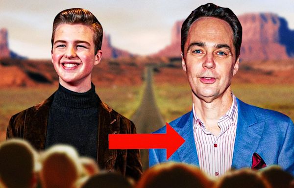 Young Sheldon star Iain Armitage ages up to Jim Parsons in video