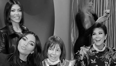 Kim Kardashian Celebrates Mother's Day as She Poses with Mom Kris, Grandma MJ and Kids in Cute Post