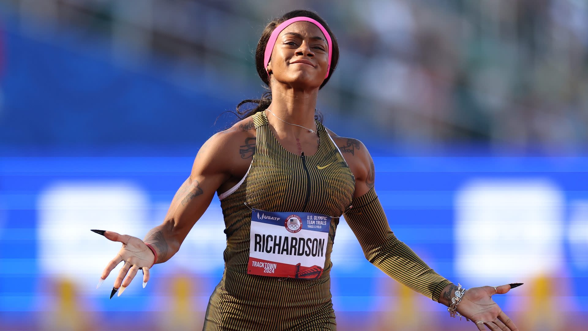 Sha’Carri Richardson Talks Angel Reese, POWERADE Olympics Campaign, And More