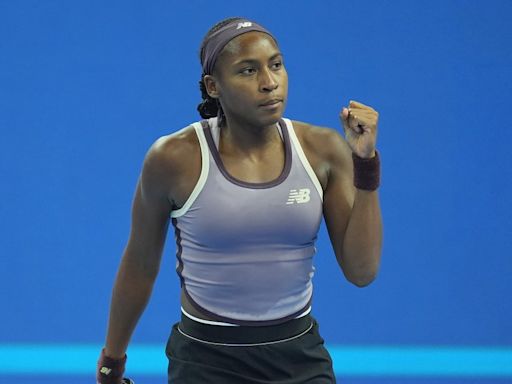 Coco Gauff Rallies Back Against Yuliia Starodubtseva To Reach China Open Semi-Final