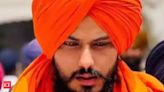 Out on parole, radical Sikh leader Amritpal Singh and Kashmir's Engineer Rashid take oath as Lok Sabha members - The Economic Times