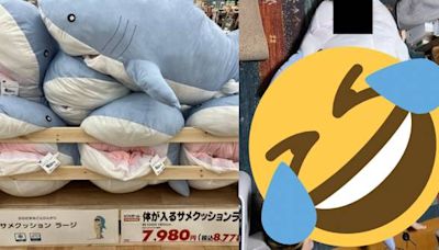 人夫想買「巨型鯊魚軟墊」妻要求發帖獲300讚 熱情網友1小時內幫圓夢