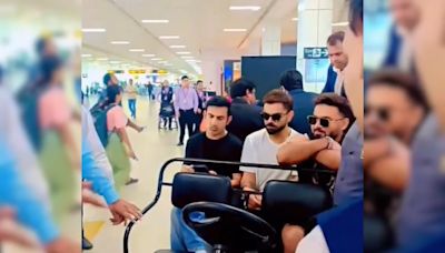 "Delhi Boys" Kohli, Gambhir, Pant Enjoy Golf Cart Ride At Airport, Video Goes Viral | Cricket News