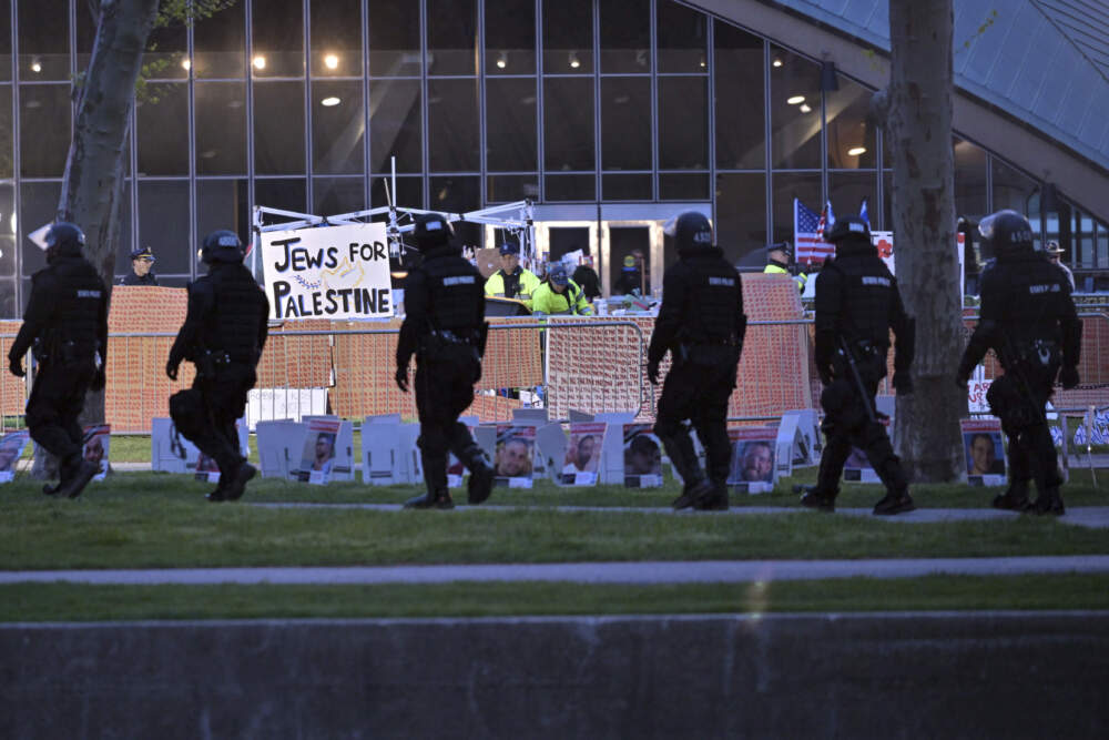 Police clear protest encampment at MIT in early morning sweep