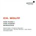 Christian Wolff: For Piano 1; For Pianist; Burdocks