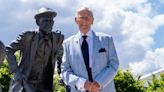 Dockworker, 89, cast in bronze revisits sculpture