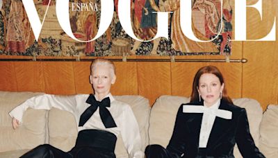 Tilda Swinton & Julianne Moore Come Together on the September 2024 Cover of Vogue Spain